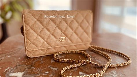 purseforum chanel beige wallet on chain